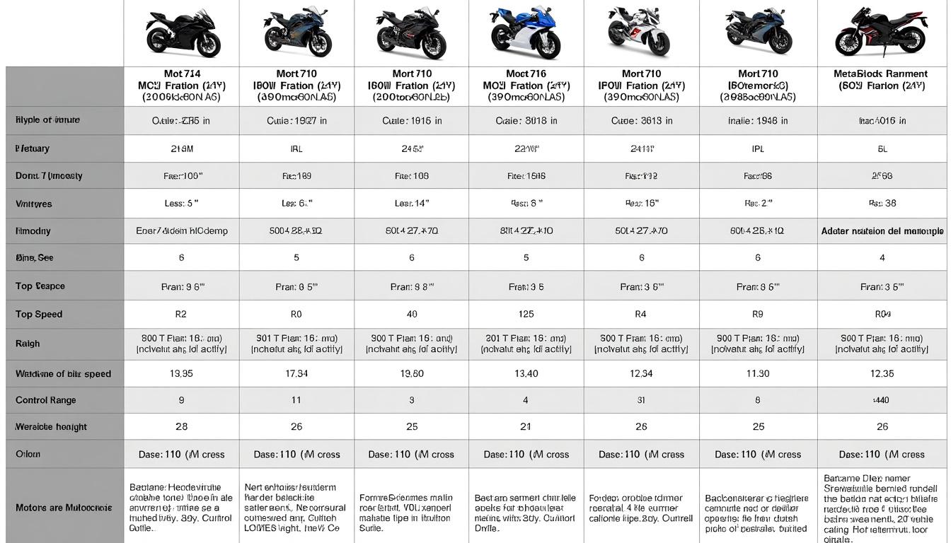 découvrez notre comparatif détaillé de la moto tout-terrain rc vmx 450 brushless venom face à d'autres modèles. analysez les performances, la durabilité et les fonctionnalités pour faire le meilleur choix pour vos aventures en plein air.