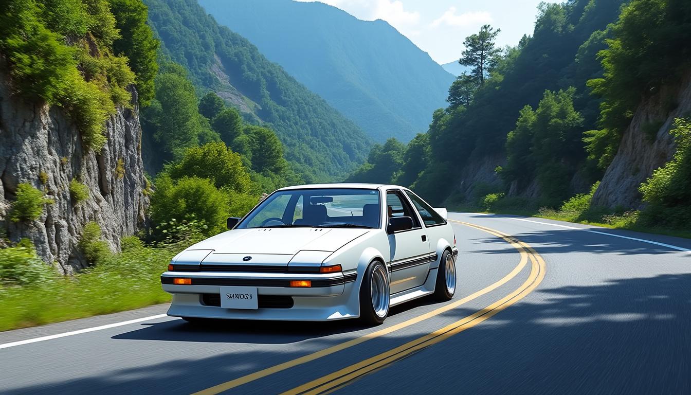 découvrez l'univers fascinant des courses légendaires où l'emblématique toyota ae86 brille par ses performances et son charme. ne manquez pas cet hommage à une icône de la culture automobile qui a marqué des générations de passionnés et continue d'inspirer des pilotes à travers le monde.