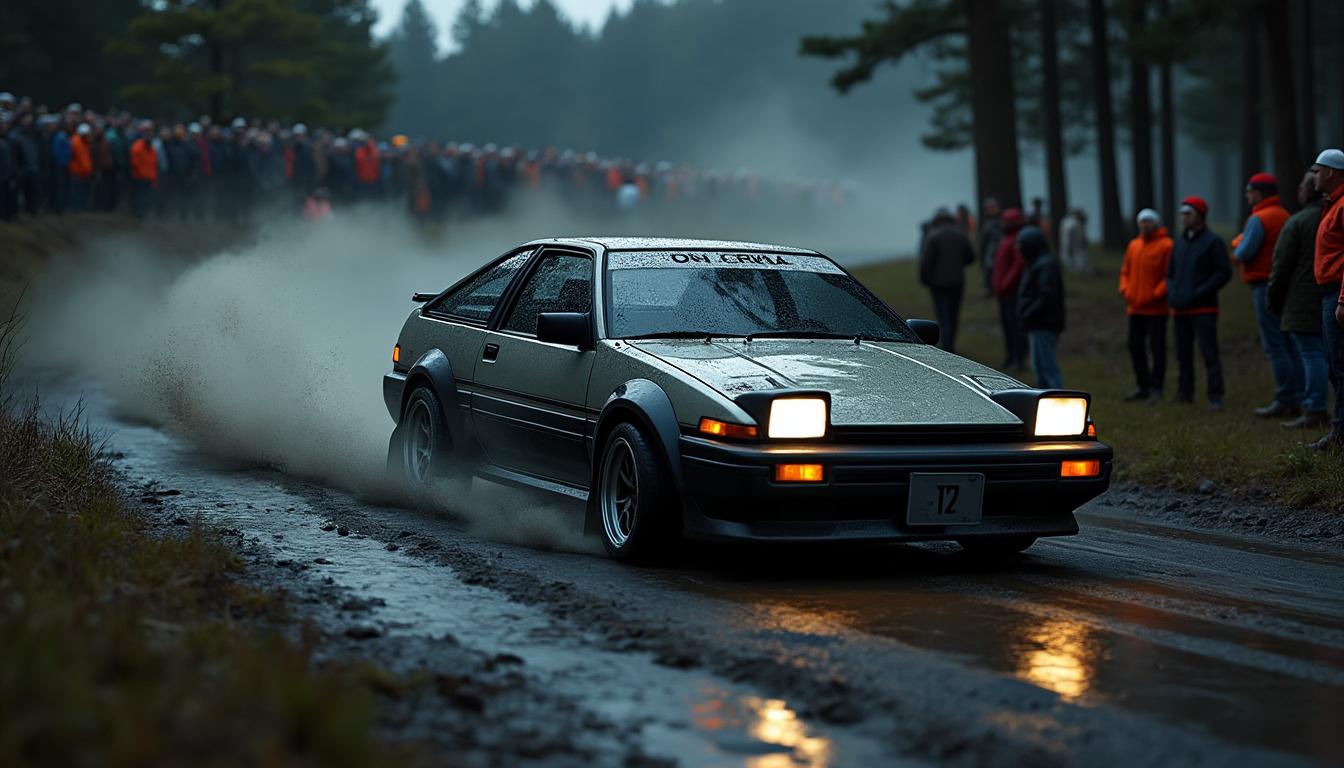 découvrez les courses légendaires où l'emblématique toyota ae86 brille de mille feux. plongez dans l'univers des compétitions automobiles inoubliables et admirez la performance de cette voiture iconique. ne manquez pas ces moments mémorables qui marquent l'histoire de la course automobile!