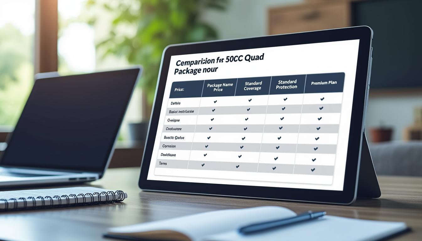 découvrez le coût d'une assurance pour quad 50cc et les meilleures astuces pour économiser sur vos primes d'assurance. trouvez des conseils pratiques et comparez les offres pour profiter d'une couverture optimale sans se ruiner.