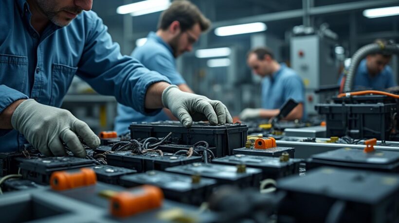 le recyclage des batteries de voitures électriques réduit les déchets, récupère des matériaux clés et renforce la durabilité et l’économie circulaire.