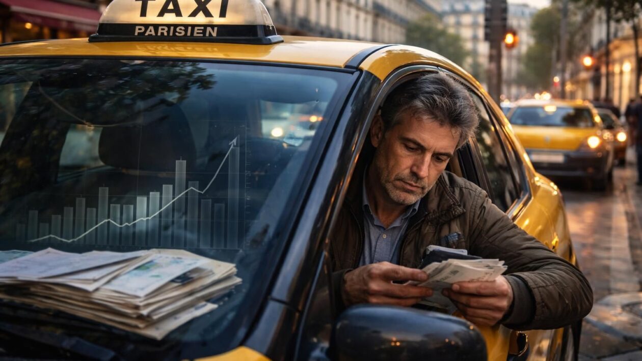 analyse des impacts économiques du prix des licences de taxi parisien sur la vie et le revenu des chauffeurs.
