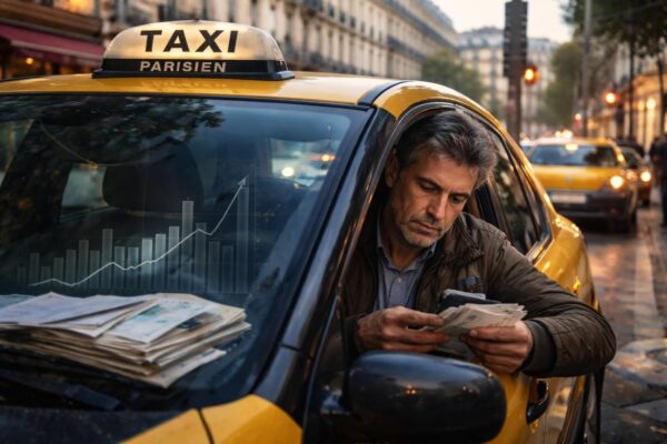 analyse des impacts économiques du prix des licences de taxi parisien sur la vie et le revenu des chauffeurs.