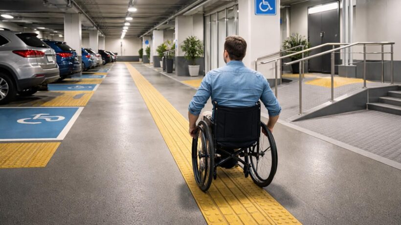 découvrez pourquoi l'installation de bandes de guidage pmr dans les parkings est essentielle pour garantir l'accessibilité et la sécurité des personnes à mobilité réduite.