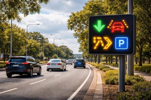 découvrez le nouveau panneau routier de communication, un outil essentiel conçu pour améliorer la sécurité et faciliter l'information des conducteurs sur la route.