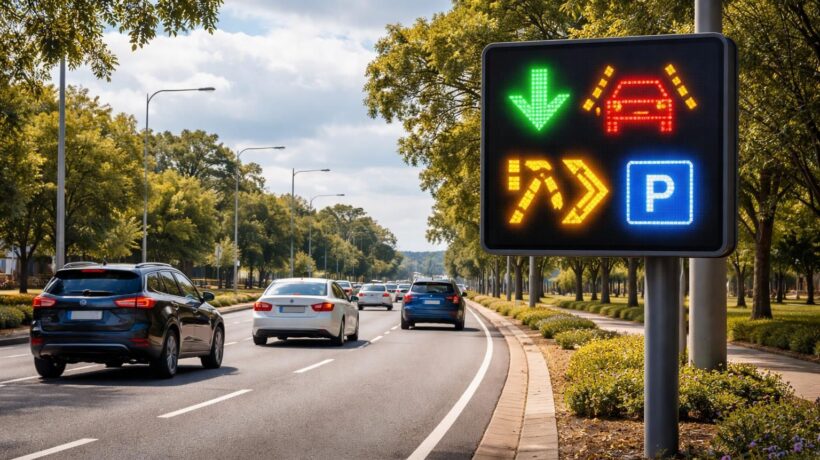 découvrez le nouveau panneau routier de communication, un outil essentiel conçu pour améliorer la sécurité et faciliter l'information des conducteurs sur la route.