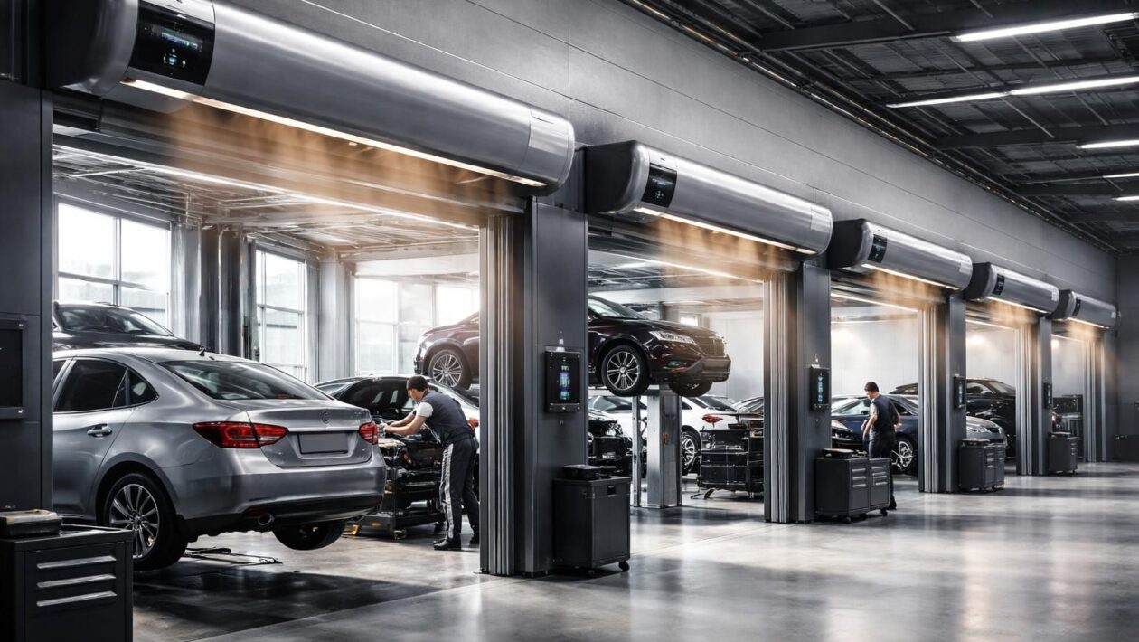 découvrez les dernières innovations technologiques des rideaux d’air chaud spécialement conçus pour les garages automobiles et mécaniques, assurant confort, efficacité énergétique et protection optimale contre les courants d’air.