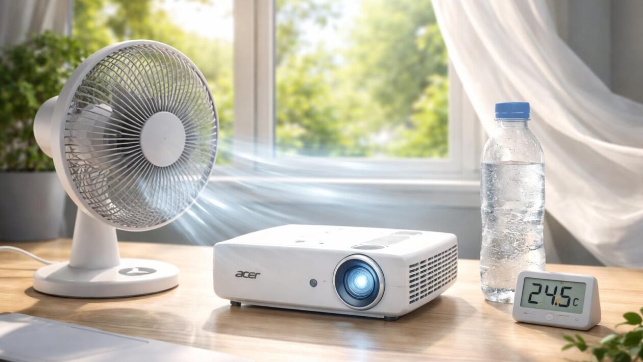 découvrez nos astuces pour éviter la surchauffe de votre mini vidéoprojecteur acer en été et profiter pleinement de vos projections sans interruption.