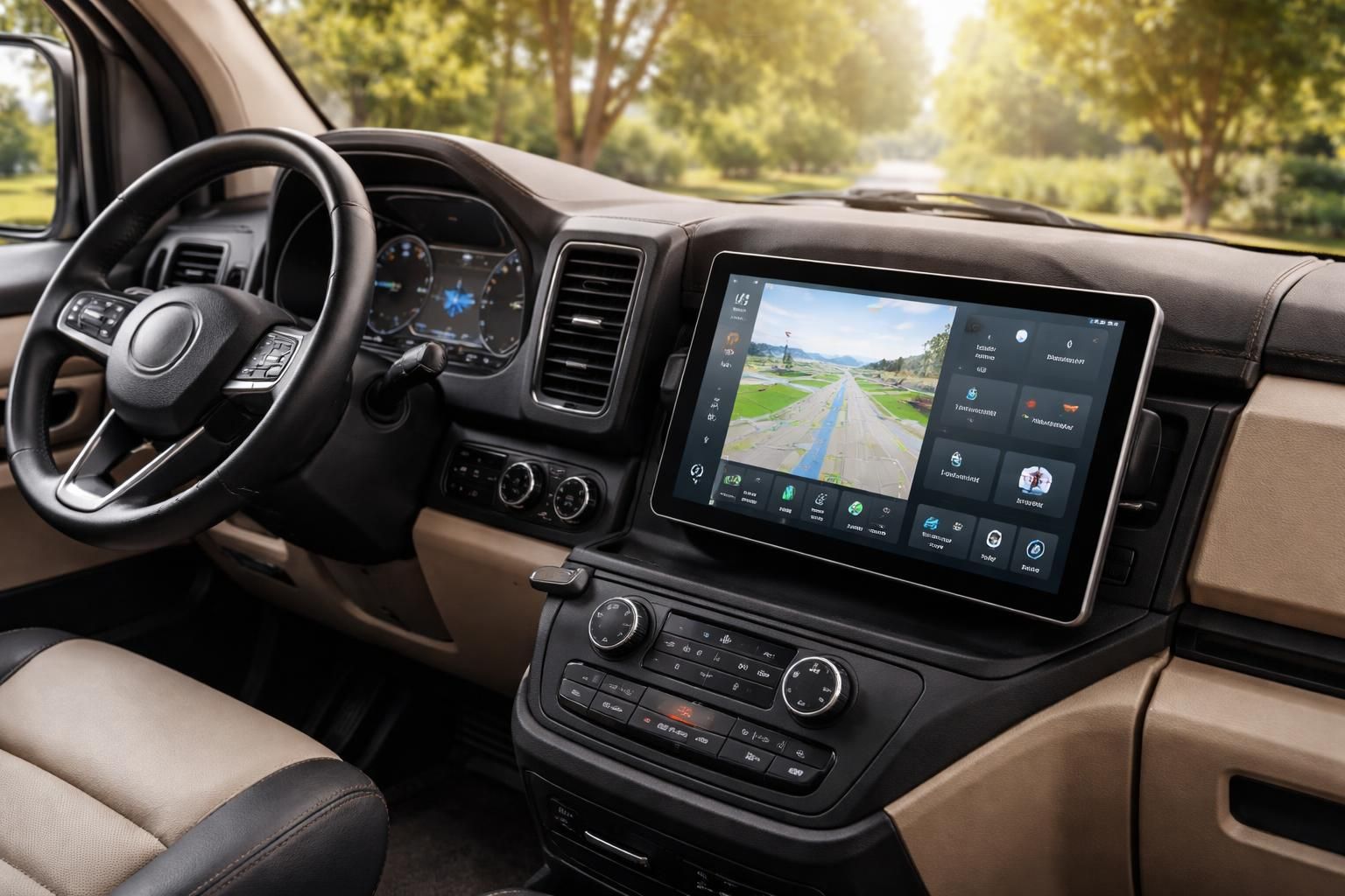 découvrez comment installer une tablette tactile comme tableau de bord secondaire dans votre camping-car pour améliorer votre confort et votre expérience de conduite.